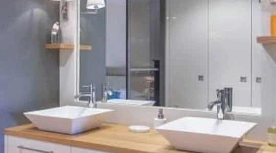 Mavişehir Spa Banyo & 60x120 Mermer Doku Seramik - Çiğli / Mavişehir