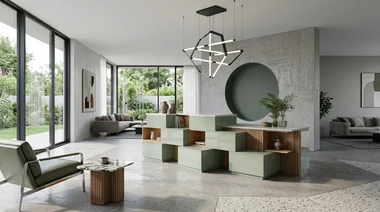 İtalyan Açık Salon & Ada Mutfak