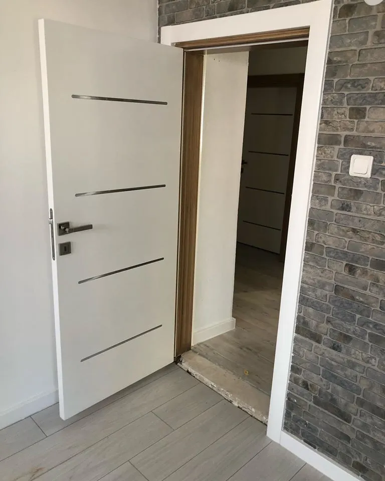 İzmir Mutfak Banyo Luxury İskandinav Açık Meşe Kaplama Sade Oda Kapısı (MODEL-10-2) - Buca Adatepe özel mimari imalat