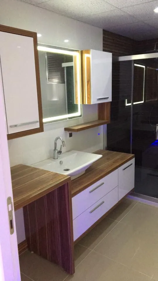 İzmir Mutfak Banyo Luxury Klozet Üzeri Gömme Rezervuar Depolama Dolabı (MODEL-12) - Buca Adatepe özel mimari imalat