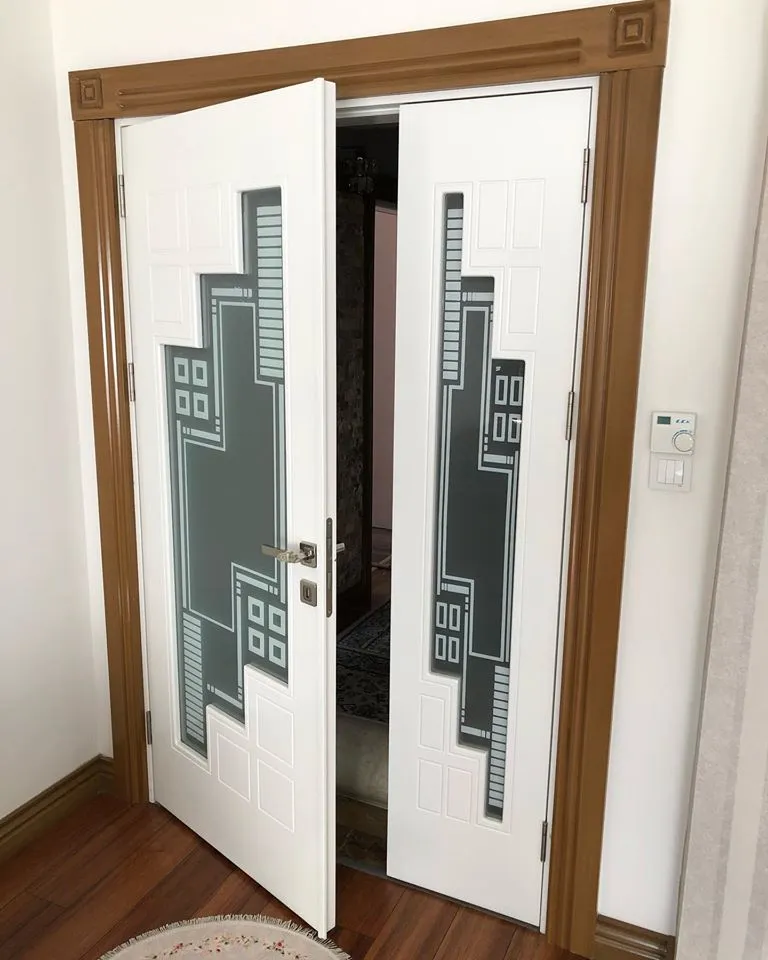 İzmir Mutfak Banyo Luxury Monokrom Siyah Mat Lake Modern İç Kapı (MODEL-13-2) - Buca Adatepe özel mimari imalat