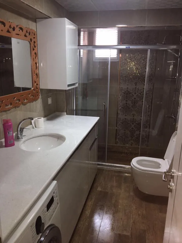 İzmir Mutfak Banyo Luxury Buğu Rezistanslı Aynalı Kapaklı Lüks Banyo Dolabı (MODEL-13) - Buca Adatepe özel mimari imalat