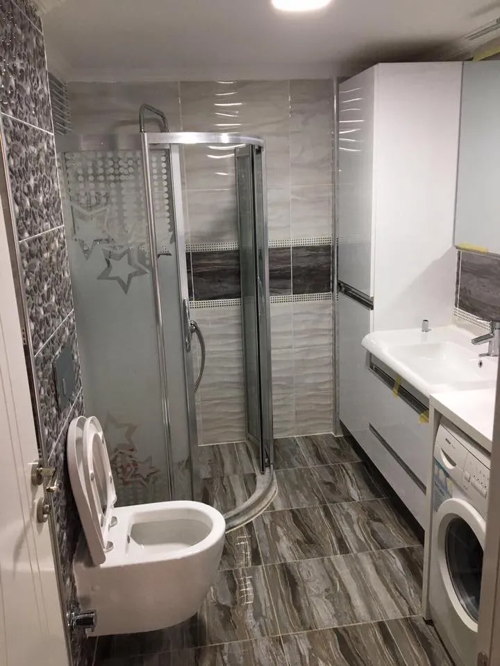İzmir Mutfak Banyo Luxury Havlu & Bornoz Boy Kilerli Kapsamlı Banyo Mobilyası (MODEL-16) - Buca Adatepe özel mimari imalat