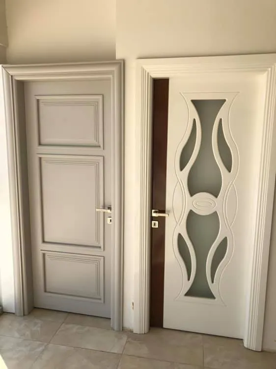 İzmir Mutfak Banyo Luxury Asimetrik CNC Kanallı Dinamik Genç Odası Kapısı (MODEL-18-2) - Buca Adatepe özel mimari imalat