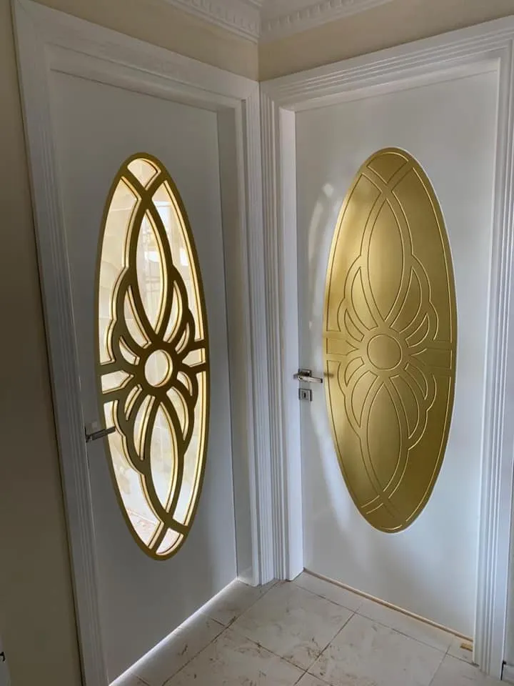 İzmir Mutfak Banyo Luxury Çift Yönlü İki Renkli Kontrast Koridor Kapısı (MODEL-20-2) - Buca Adatepe özel mimari imalat