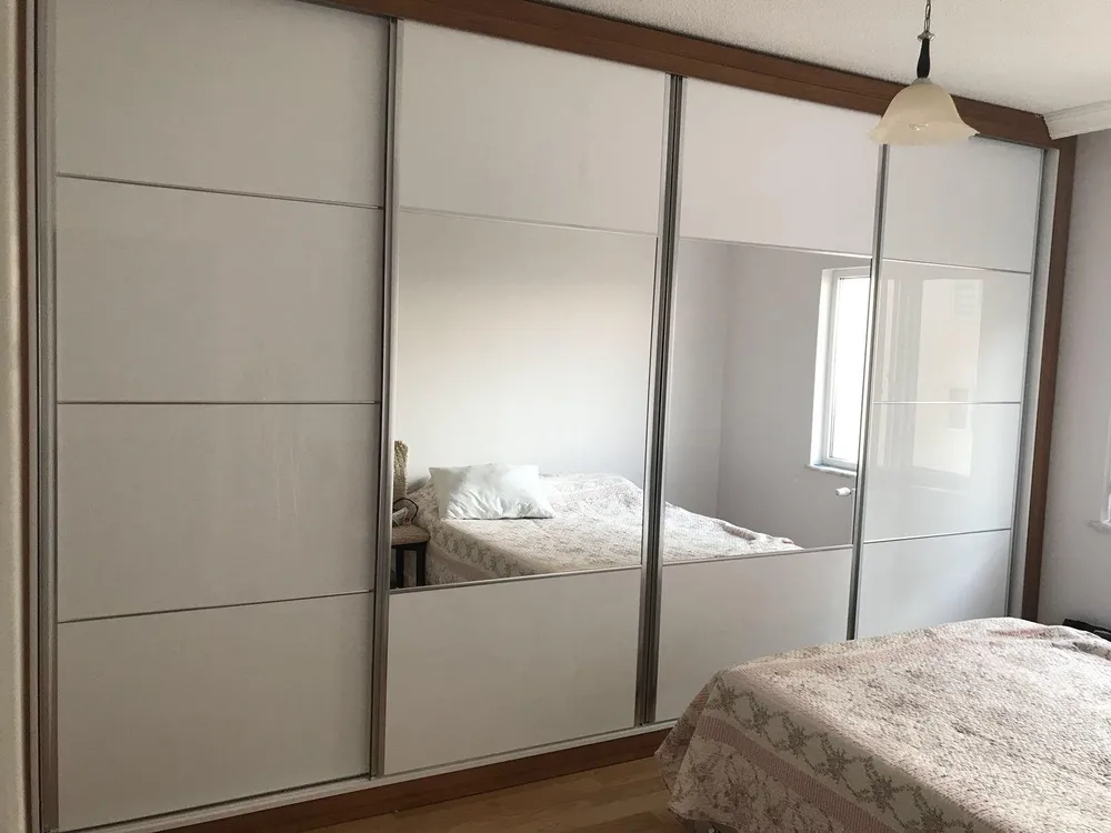 İzmir Mutfak Banyo Luxury Yatak Başlığı Köprülü Yer Kazandıran Yatak Odası Dolabı (MODEL-20-3) - Buca Adatepe özel mimari imalat