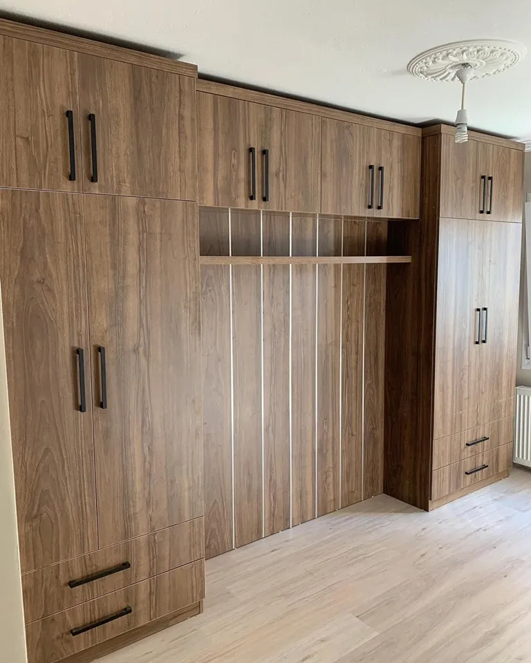 İzmir Mutfak Banyo Luxury Pencere Önü Sedir Depolamalı Giyinme Odası Dolabı (MODEL-26-2) - Buca Adatepe özel mimari imalat