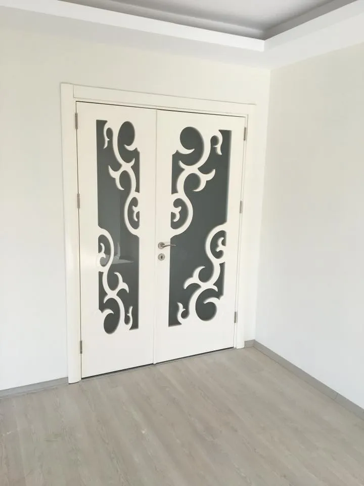 İzmir Mutfak Banyo Luxury Ağır Tok Masif Dolgulu Koyu Ceviz Kapı (MODEL-30) - Buca Adatepe özel mimari imalat