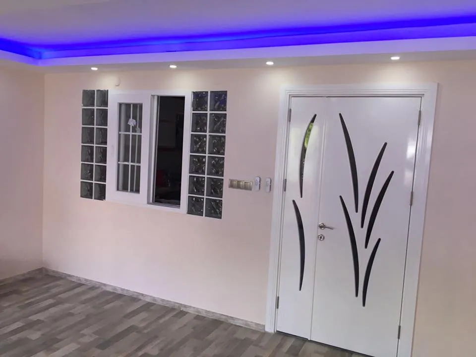 İzmir Mutfak Banyo Luxury Doğal Tik Ağacı Marin Tutkallı Banyo Kapısı (MODEL-33) - Buca Adatepe özel mimari imalat
