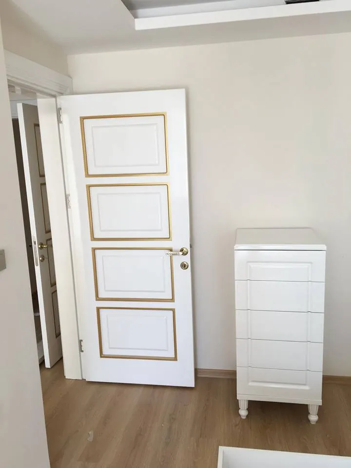İzmir Mutfak Banyo Luxury Çeşme Alaçatı Rustik Çıtalı Beyaz Ahşap Kapı (MODEL-6-2) - Buca Adatepe özel mimari imalat