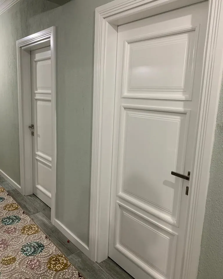 İzmir Mutfak Banyo Luxury Görkemli Çift Kanatlı Klasik Salon Kapısı (MODEL-9-2) - Buca Adatepe özel mimari imalat