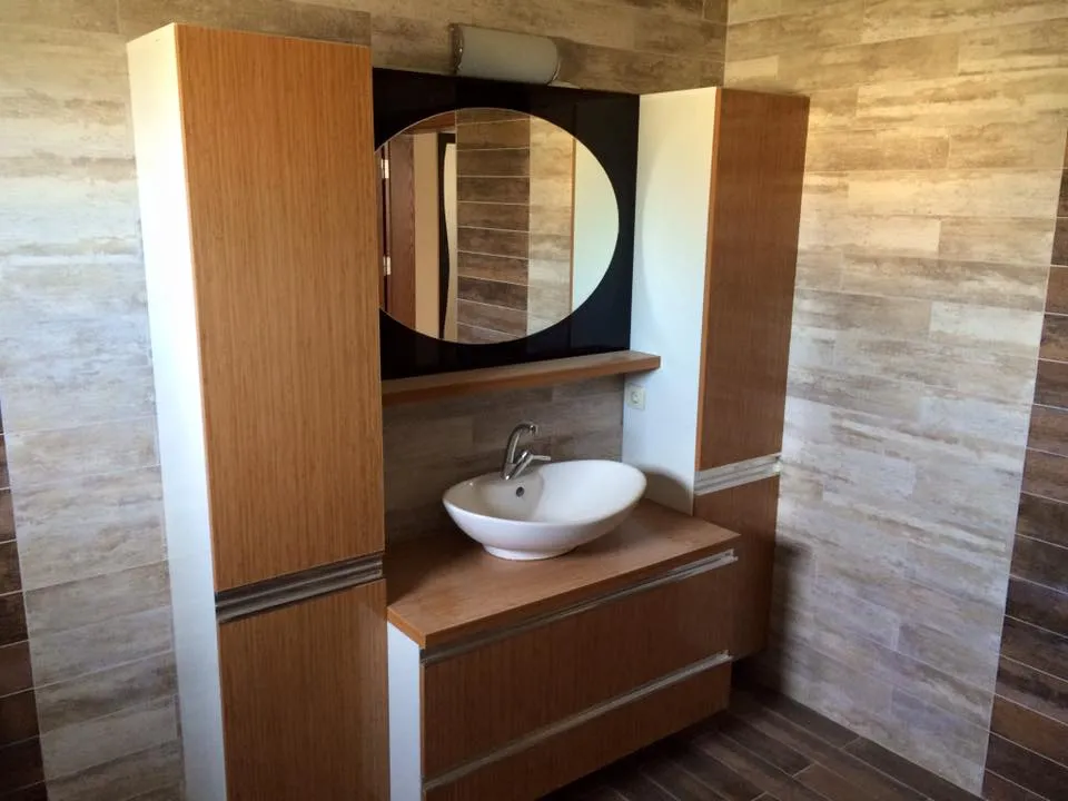 İzmir Mutfak Banyo Luxury Gece Sensörlü Alt LED Aydınlatmalı Antrasit Dolap (MODEL-9) - Buca Adatepe özel mimari imalat