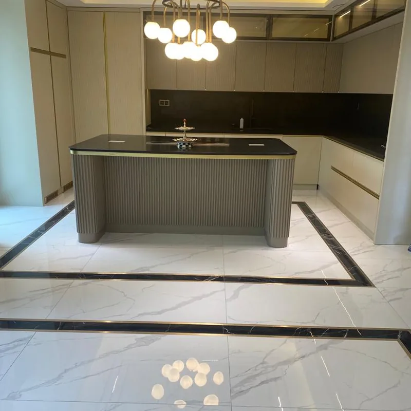 İzmir Mutfak Banyo Urla Kekliktepe İpek Mat Kulpsuz Mutfak Dolapları montaj teslimi #03