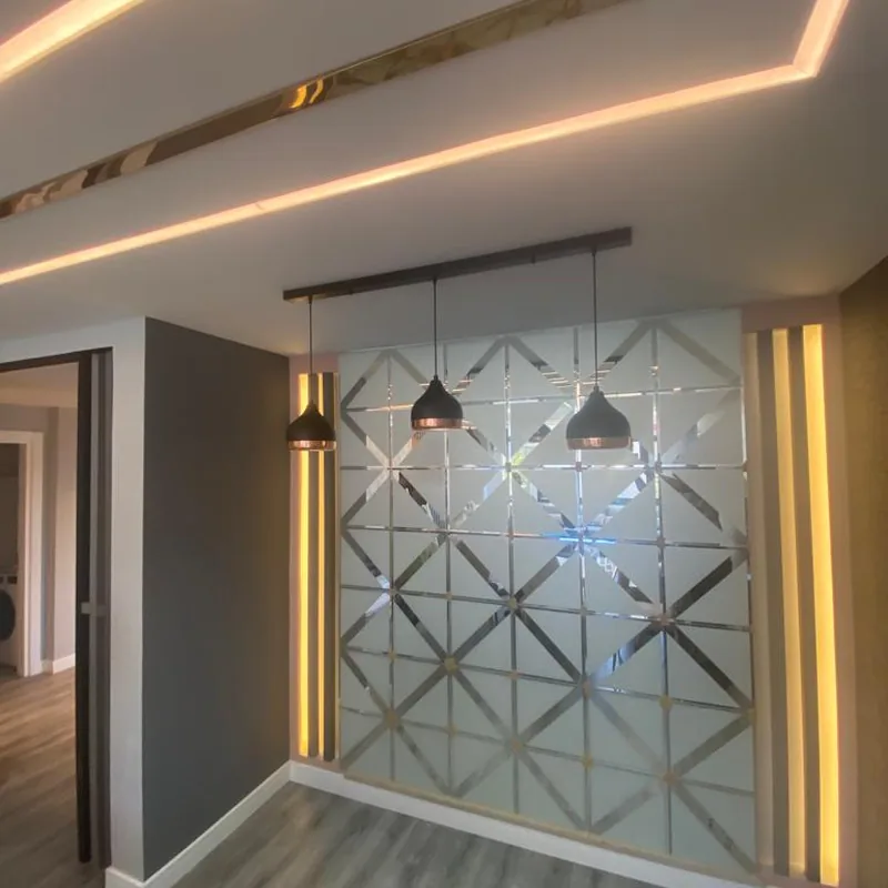 İzmir Mutfak Banyo Bornova Evka-3 Modern Ada Mutfak ve Akrilik Tezgah montaj teslimi #14