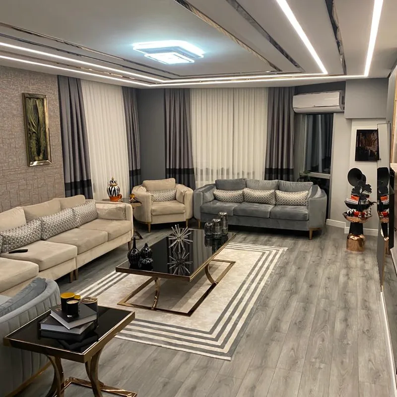 İzmir Mutfak Banyo Buca Adatepe Masif Ahşap ve Doğal Dokulu Ada Mutfak montaj teslimi #55