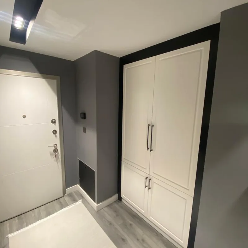 İzmir Mutfak Banyo Gaziemir Modern Ada Mutfak ve Akrilik Tezgah montaj teslimi #62