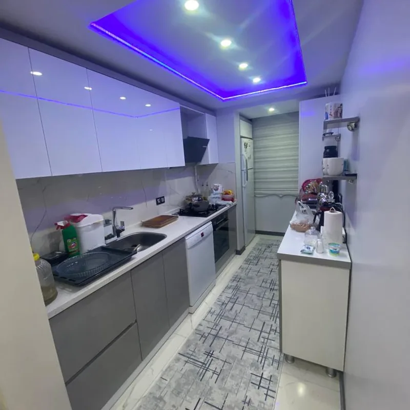 İzmir Mutfak Banyo Buca Adatepe Özel İmalat Lake Mutfak Dolabı montaj teslimi #73