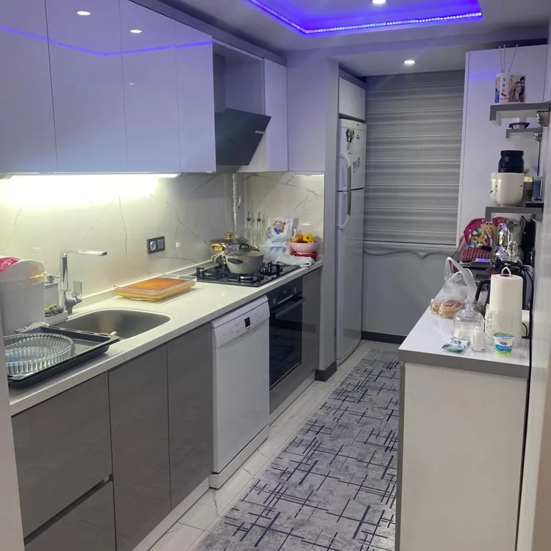 İzmir Mutfak Banyo Gaziemir Tavana Kadar Boy Dolap ve Kiler Sistemi montaj teslimi #80